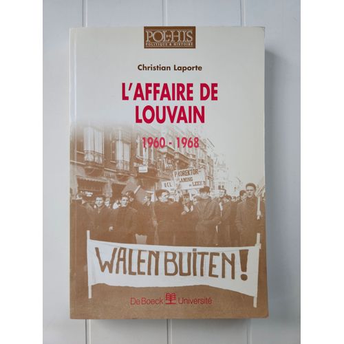 L'affaire De Louvain, 1960-1968   