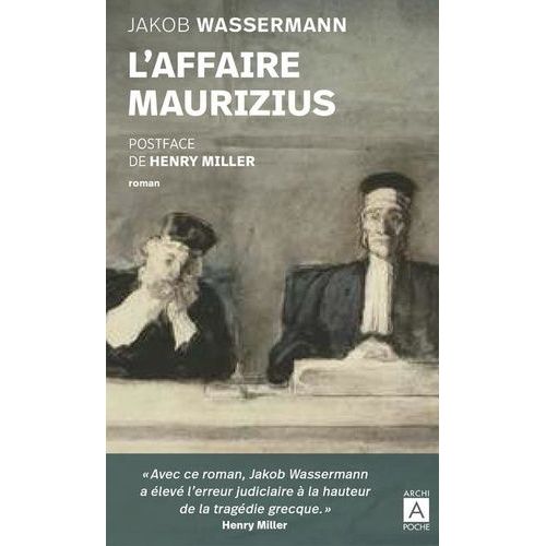 L'affaire Maurizius - Suivi De Rflexions Sur L'affaire Maurizius    Format Poche 