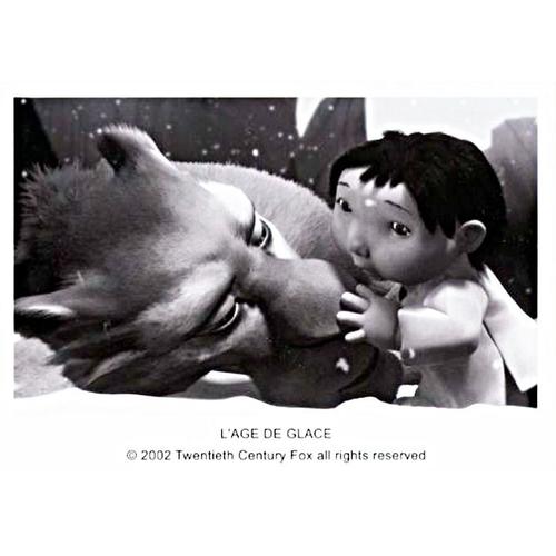 L ge De Glace (Ice Age) - Photo De Presse Argentique Noir Et Blanc - Format 13x18 Cm - De Chris Wedge Et Carlos Saldanha - Animation - 2002