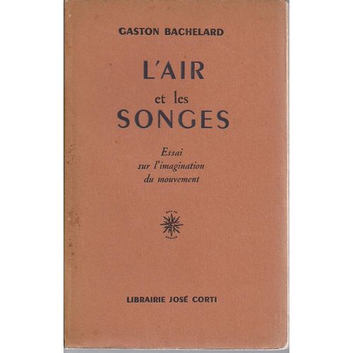L'air Et Les Songes. Essai Sur L'imagination Du Mouvement   de gaston bachelard