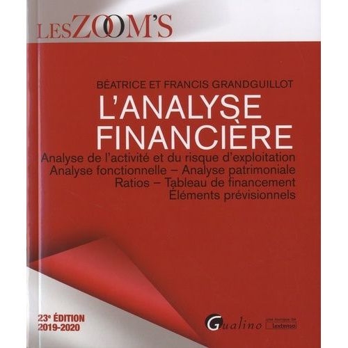 L'analyse Financire   de francis grandguillot  Format Beau livre 