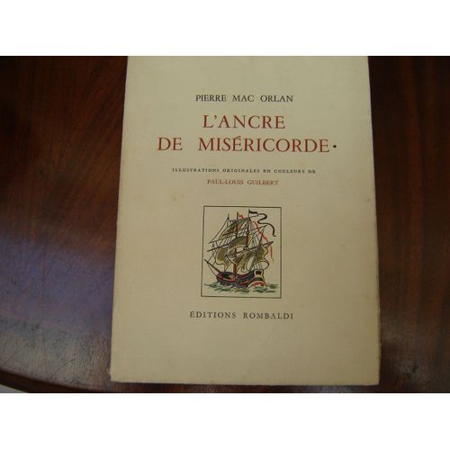 L'ancre De Misericorde   de Pierre Mac Orlan  Format Broch 