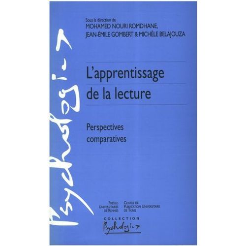 L'apprentissage De La Lecture  