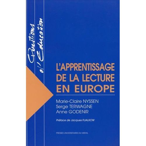 L'apprentissage De La Lecture En Europe  