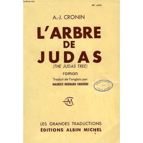 L'arbre De Judas   de a.j. cronin  Format Broch 