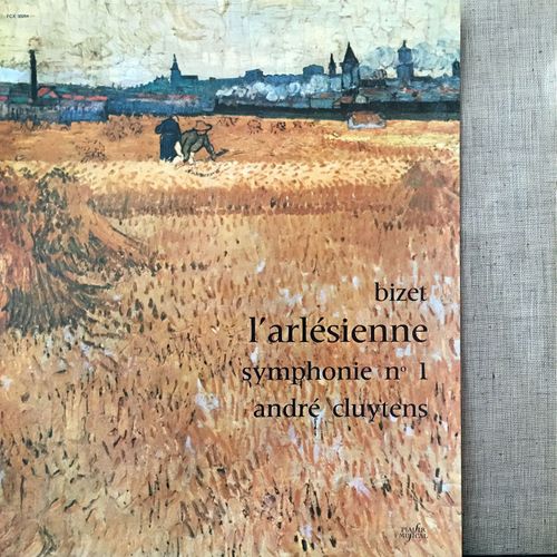 L'arlesienne - Disque Vinyle Lp 33 Tours - Columbia Fcx 30.264 - Symphonie N1 En Ut Majeur - L'arlesienne - Orchestre National De La R.T.F. - Direction : Andr Cluytens - Bizet