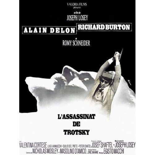 L'assassinat De Trotsky (The Assassination Of Trotsky) - Vritable Affiche De Cinma Plie - Format 40x60 Cm - De Joseph Losey Avec Richard Burton, Alain Delon, Romy Schneider, Jean Desailly - 1971