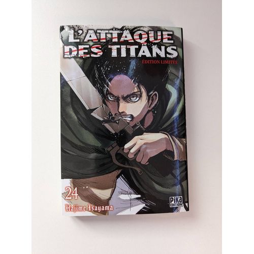 L'attaque Des Titans Tome 24 dition Limite Collector Shingeki No Kyojin   