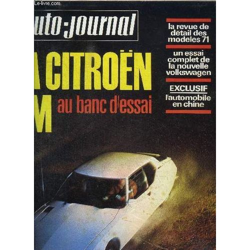 L'autoJournal N°24 1970 Sommaire Tribune Des Lecteurs A.J
