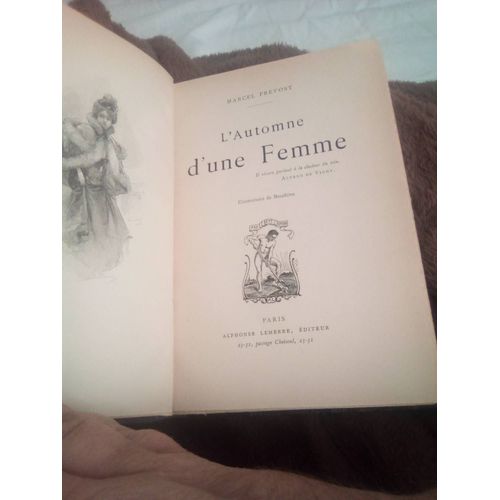 L'automne D'une Femme   de Marcel Prevost 