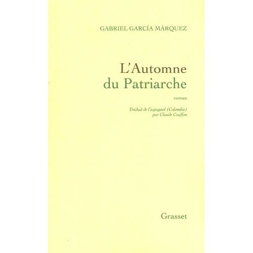 L'automne Du Patriarche    Format Beau livre 