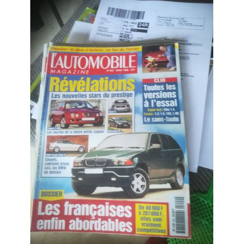 L Automobile Magazine 622 De 1998 Rolls Royce Silver Seraph,Saab 9-3 Se 2.2 Tid,Clio 1.4 Rte,Twingo 1.2 Pack,Clio 1.2,1.6,1.6 16v,1.9d,Mercedes C220 Cdi ,Cadillac Seville Sts,Fiat Seicento Citymatic,