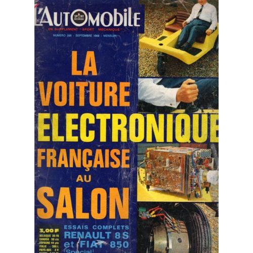 L'automobile N268-9/68-Salon Paris-Renault-Spa-Formule 1-F2-Sport Proto-Schlesser-Ford-Ferrari-Fiat