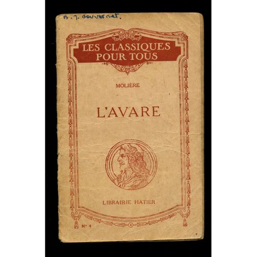 L'avare / 1925 / Molire   de Molire