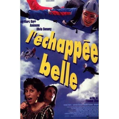 L'chappe Belle - Affiche Originale De Cinma - Format 40x60 Cm - Un Film De Etienne Dhaene Avec Jean-Marc Barr, Anmone, Olivia Bonamy, Antoine Dulry, Zinedine Soualem - Anne 1995