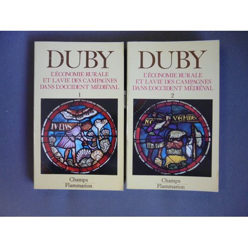 L'conomie Rurale Et La Vie Des Compagnes Dans L'occident Mdival 2 Tomes   de georges Duby