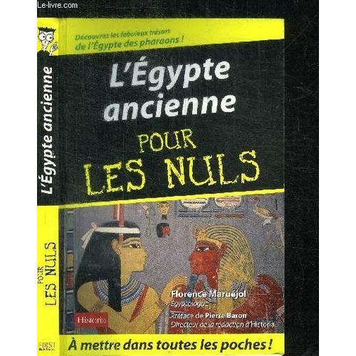 L'egypte Ancienne Pour Les Nuls   de MARUEJOL FLORENCE  Format Broch 