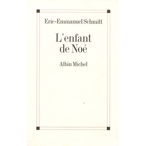 L'enfant  De No   de ric-emmanuel schmitt  Format Broch 