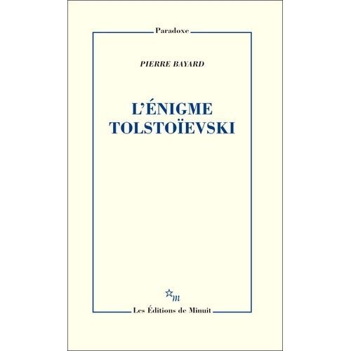 L'nigme Tolstoevski    Format Broch 