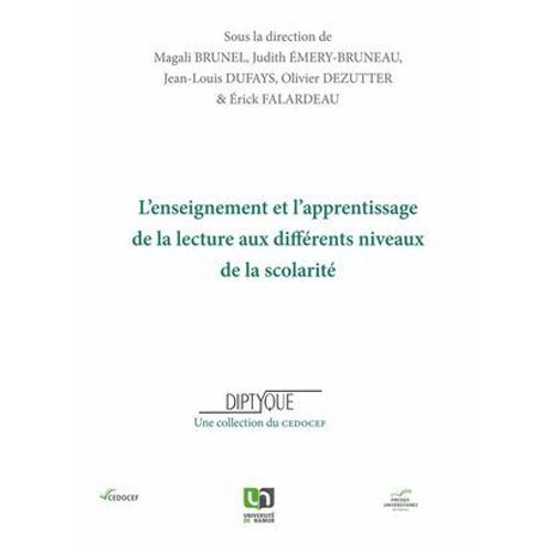 L'enseignement Et L'apprentissage De La Lecture Aux Diffrents Niveaux De La Scolarit  