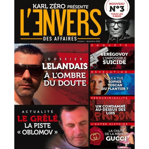 L'envers Des Affaires - N3 Du 23 Octobre 2021 - Karl Zro Prsente - Octobre - Dcembre 2021