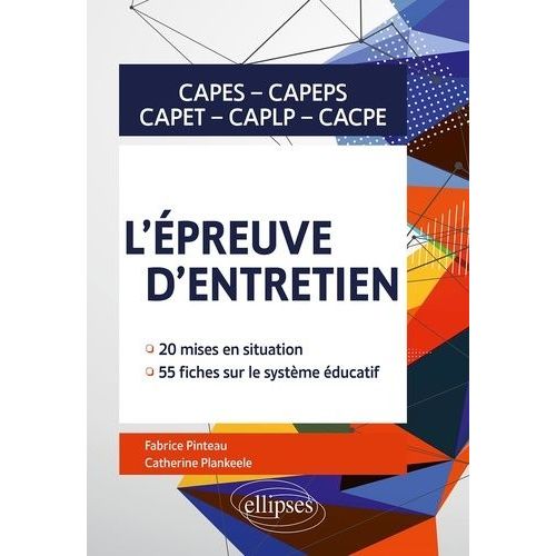 L'preuve D'entretien Capes - Capeps - Capet - Caplp - Cacpe    Format Grand Format 