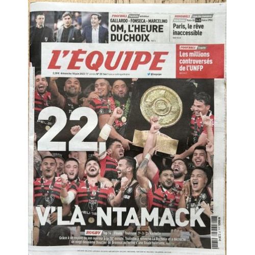 L'quipe N 25144 Finale Top 14 Toulouse La Rochelle 18 Juin 2023
