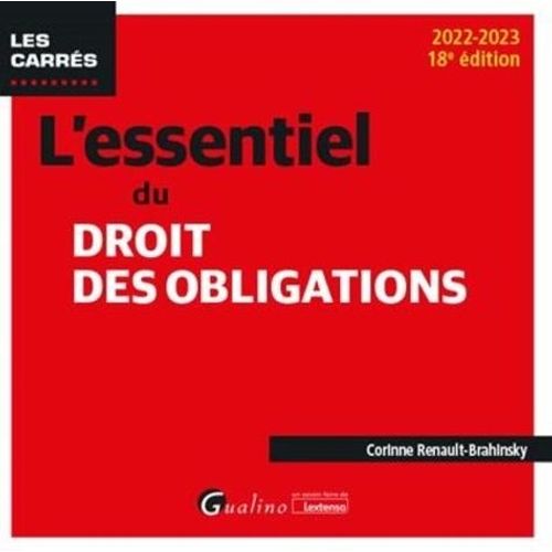 L'essentiel Du Droit Des Obligations    Format Grand Format 