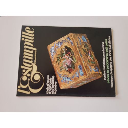 L'estampille N 96 Chefs D'oeuvre D'orlogerie Et D'maillerie A Genve Couteaux Anciens Faiences D'espagne