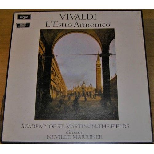 L' Estro Armonico - Academy Of St.Martin In The Fields (Dir. Neville Marriner) - Coffret 2 Disques 33t + Livret (Box Double Lp + Booklet) Yougoslavia Press - Vivaldi