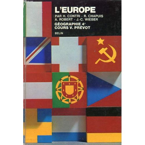 L'europe Et L'asie Sovietique, Geographie, Classe De 4e   de h. contri  Format Broch 