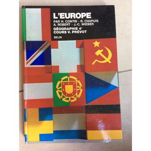 L'europe Gographie 4e Cours V Prvot   de h contri r chapuis a robert j c wieber  Format Cartonn 