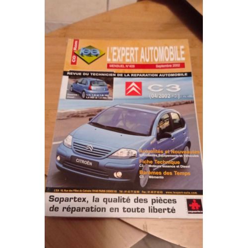 L'expert Automobile N409 C3 (  Partir De 04/2002) 1.1i, 1.4i Et 1.6i 16v Ess Et 1.4 Hdi 8 Et 16v