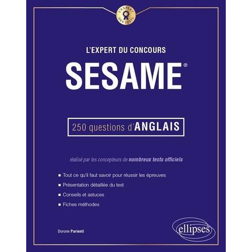 L'expert Du Concours Sesame - 250 Questions D'anglais   de Parienti Dorone  Format Beau livre 