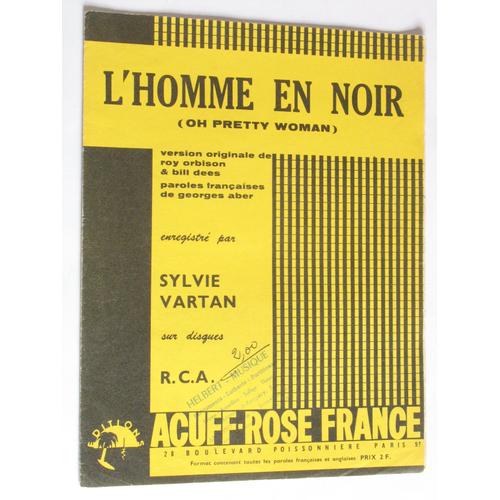 L'homme En Noir (Oh Pretty Woman) Interprtes Sylvie Vartan, Roy Orbison Rare