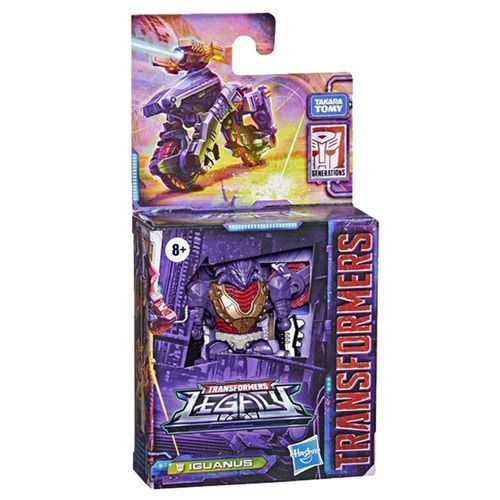 L-Iguanus - Hasbro Transformers War For Cybertron Kingdom Core Optimus Prime Soundwave Megatron Starscream Spike Ravage Ravage Action Figure