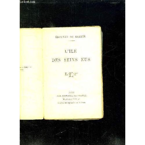 L Ile Des Seins Nus.   de KEYSER EDOUARD DE.