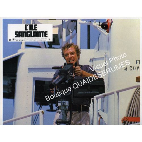 L'le Sanglante (The Island) : Jeu De 12 Photos D'exploitation Cinmatographique - Format 22,5x28,5 Cm - De Michael Ritchie Avec Michael Caine, David Warner, Angela Punch Mcgregor, Zakes Mokae - 1980