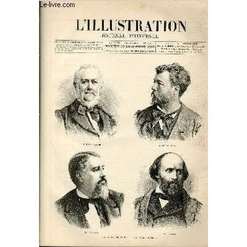 L'illustration Journal Universel N 2130-Gravures : H. Martin : Historien - M. De Laprade - U. Butin - F. Lenormant - La Farandole  L'opra - Le Cataclysme De L'ile De Java : ruption Du ...
