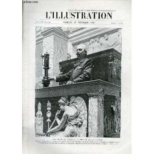 L'illustration Journal Universel N 3130 - Gravures: Une Leon De Choses  La Tribune De La Chambre Par H.Thiriat - Nos Bons Omnibus Parisiens ..Complet En Bas..En L'air  Volont ! - ...