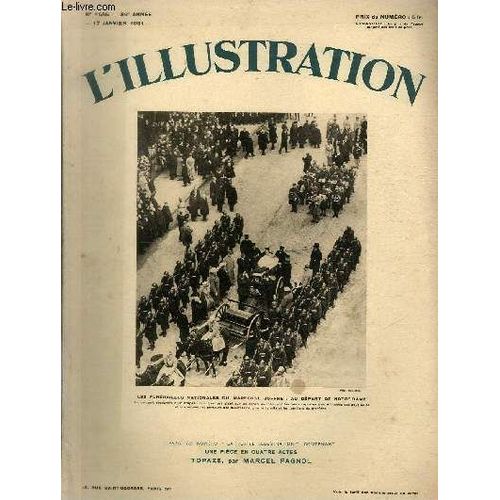 L'illustration Journal Universel N 4585 - Les Funrailles Nationales Du Marchal Joffre: Au Dpart De Notre-Dame - Aprs L'ruptiondu Volcan Merapi,  Java.