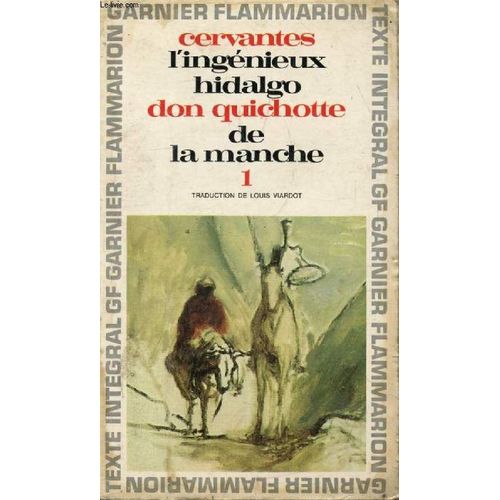 L'ingenieux Hidalgo Don Quichotte De La Manche, Tome I   de miguel de cervantes  Format Broch 
