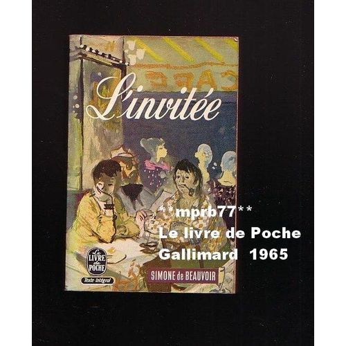 L' Invite   de Simone De Beauvoir  Format Broch 
