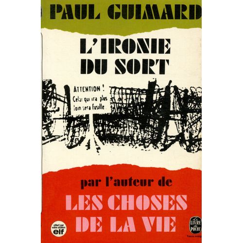 L'ironie Du Sort / Guimard, Paul / Rf: 18145   de paul guimard  Format Poche 
