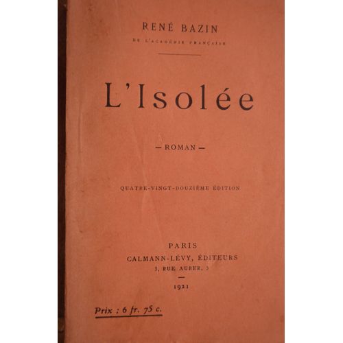 L'isole   de Ren Bazin 