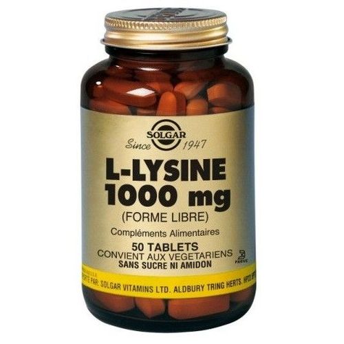 L-Lysine 1000 Mg - 50 Tablettes