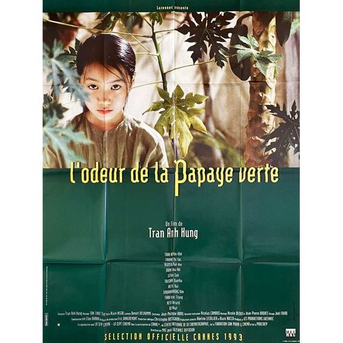 L Odeur De La Papaye Verte (Mi Du Du Xanh) - Vritable Affiche De Cinma Plie - Format 120x160 Cm - De Tran Anh Hung Avec Yen-Khe Tran-Nu, Man San Lu, Truong Thi Loc, Anh Hoa Nguyen - 1993 #
