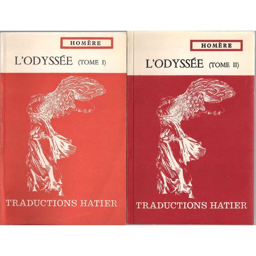 L'odysse Tome 1 Et 2 :Chants 1, 2, 6, 9, 22. Rsums Ou Extraits Chants 3, 4, 5, 7, 8, 10, 11, 12, 13, 14, 15, 16, 17, 18, 19, 20, 21, 23, 24.   de homre  Format Broch 