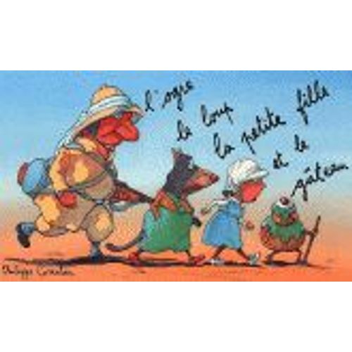 L'ogre Le Loup La Petite Fille Et Le Gteau   de Philippe Corentin  Format Album 