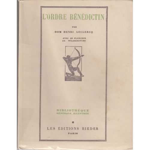 L'ordre Bndictin   de dom henri leclercq